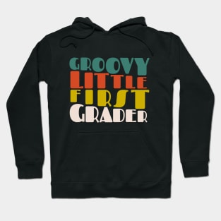 Groovy Little First Grader First Day of School Hoodie